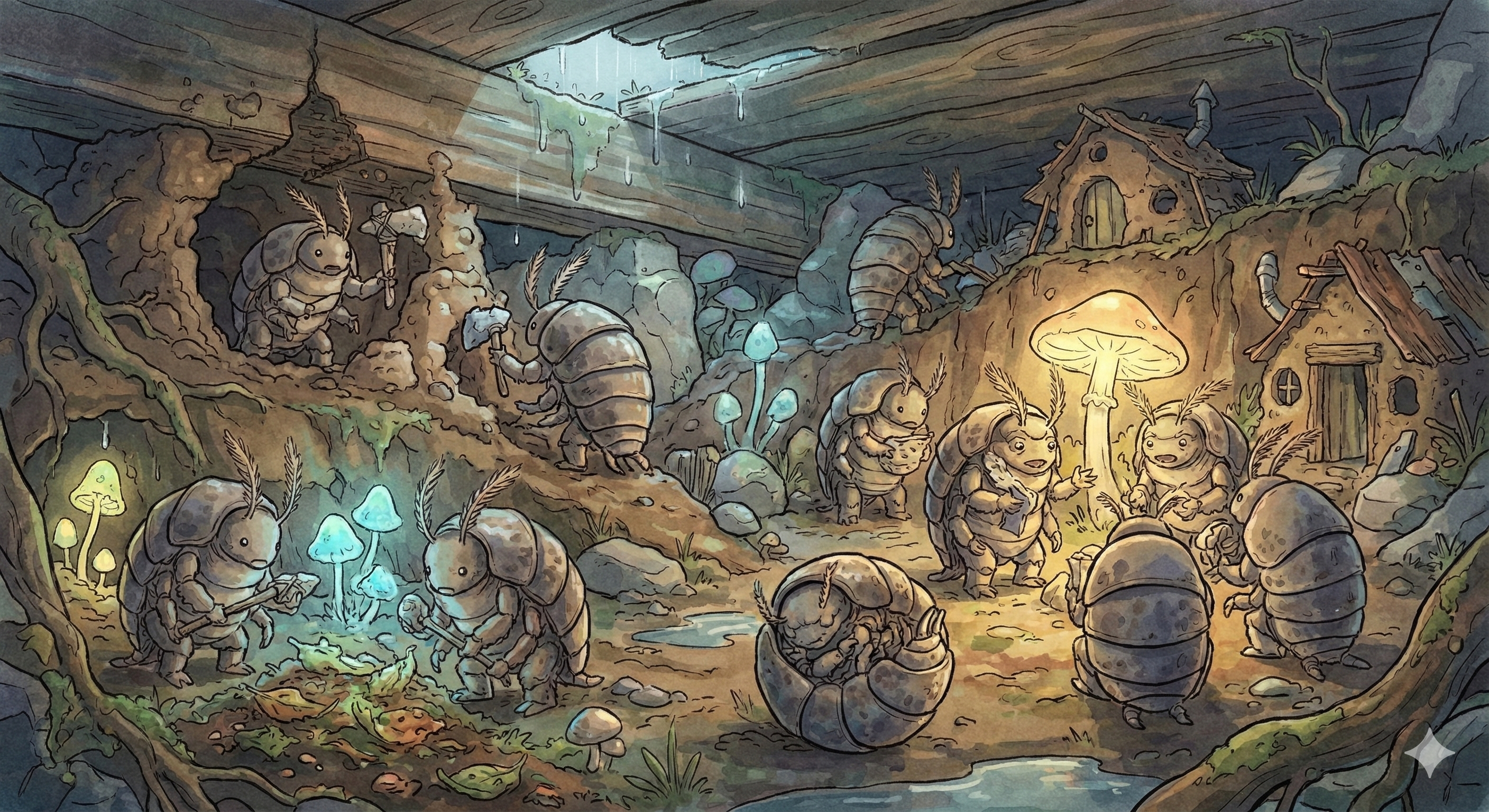 A Shellback warrior in chitinous armour