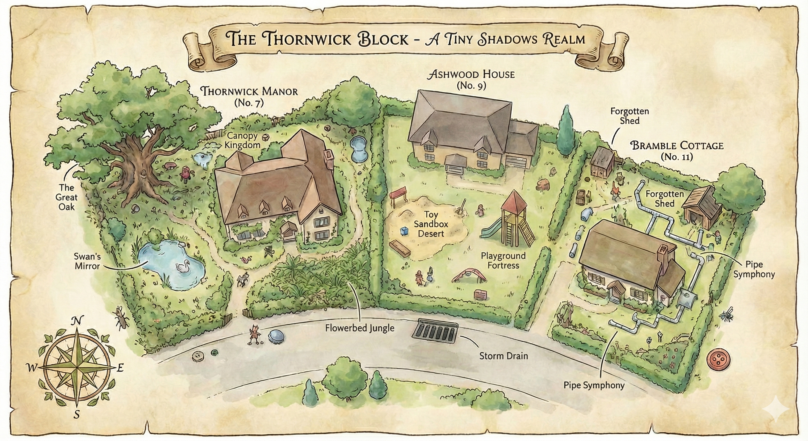The Thornwick Block — a cul-de-sac world for the Small Folk